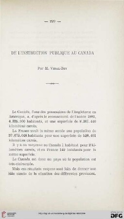 2.Ser. 4.1883: De l'instruction publique au Canada