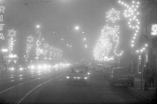 Weihnachtsbeleuchtung in der Karlstraße