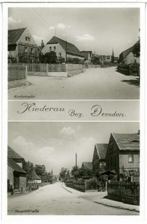 Niederau. Hauptstraße - Kirchstraße