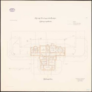 Amtsgericht, Berlin-Pankow: Grundriss Kellergeschoss 1:100