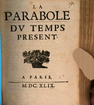 La parabole du temps present