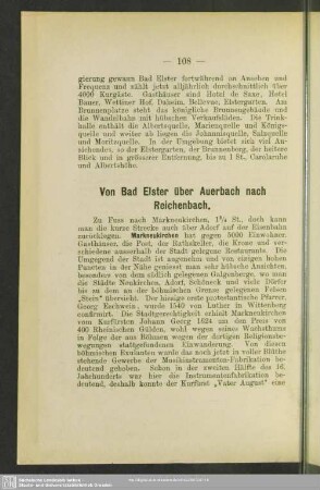 Von Bad Elster über Auerbach nach Reichenbach