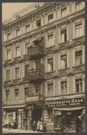 Ansichtskarte „Schuhwaaren Haus“, Friesenstraße