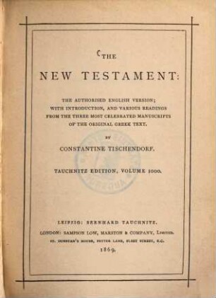 The New Testament