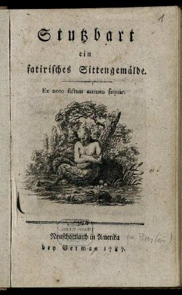 Stutzbart : ein satirisches Sittengemälde