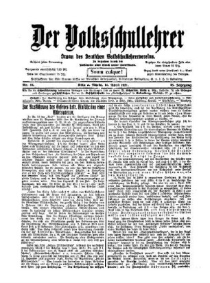 Die Ausführung des Gesetzes betr. Einführung einer Altersgrenze