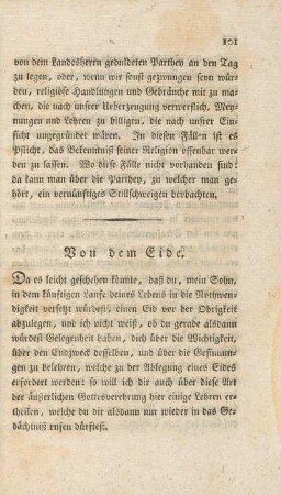 Von dem Eide
