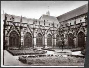 Utracht, Niederlande. Klostergarten der Kathedrale