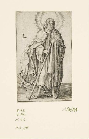 Judas Thaddäus, Blatt 8 der Folge "Christus, Paulus und die zwölf Apostel"