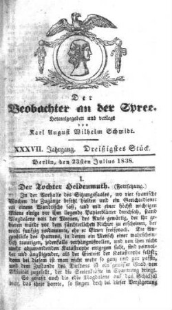 30. Stueck, 23. Juli 1838