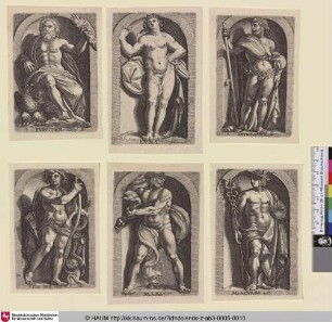 Saturnus [Obere Reihe, rechtes Blatt: Saturn]