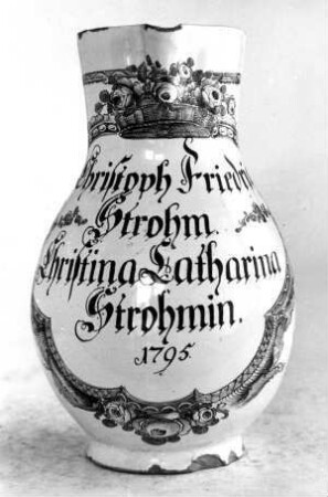 Birnkrug: Namenszug