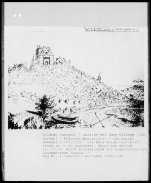 Wildegg: Ansicht Schloss Wildegg von Norden