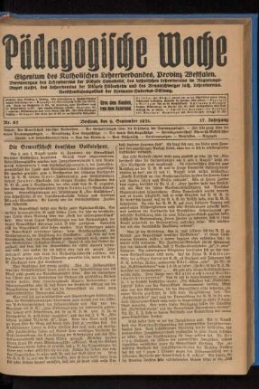 ¬Die¬ Gewerkschaft deutscher Volkslehrer
