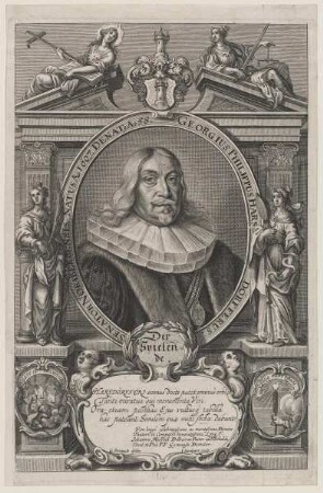 Bildnis des Georgius Philippus Harsdörfferus