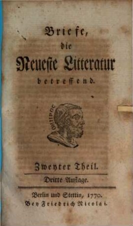 Briefe, die neueste Litteratur betreffend. 2, 2. 1767