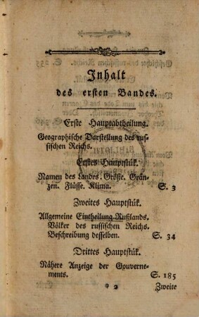 Ueber Rußland : an Ihre Majestät Catharina die zweite, Selbsthalterin und Kaiserin aller Reussen, 1 (1781)