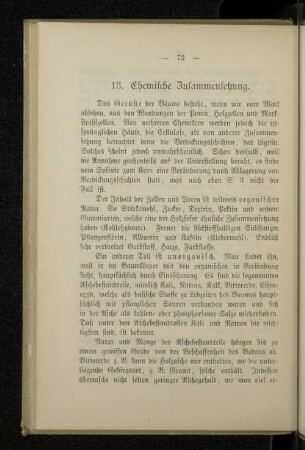 13. Chemische Zusammensetzung.