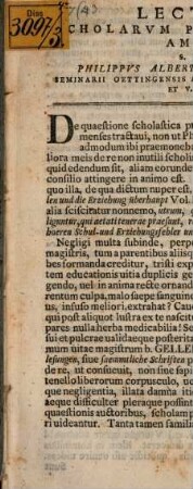 Lectori scholarum perennantium amico s. p. d. Philippus Albertus Christfelsius, ... : gehören Schul- und Erziehungsfehler unter die unersetzlichen?