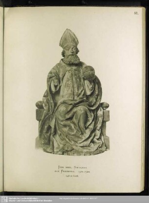 Der Heil. Nikolaus Aus Freiberg. 16. Jahrh. (1510-1520)