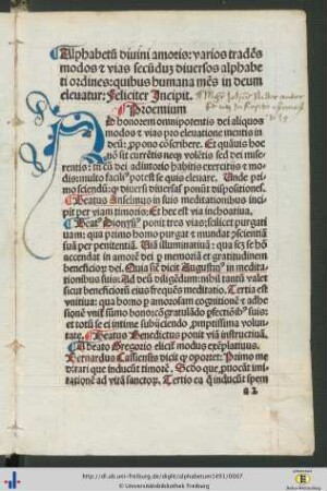 Handschriftliche Notiz zum angeblichen Verfasser.