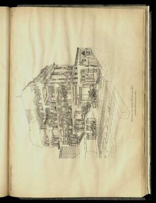 Entwurf zu einem Palais in Ofen. Architekt: Oscar Marmorek.