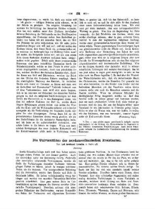 Die Universitäten der nordamerikanischen Freistaaten : (Schluss)