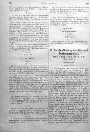 VI. Abschnitt. Schlussbestimmungen. (§ 176 - § 177)