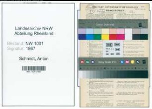 Entnazifizierung Anton Schmidt, geb. 24.10.1913 (Baeckermeister)