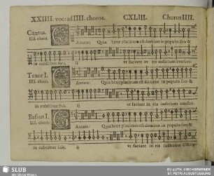 CXLIII. Cantate Domino canticum novum laus ejus in ecclesia sanctorum