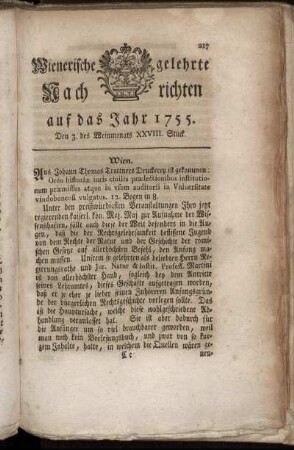 Den 3. des Weinmonats. XXVIII. Stück.