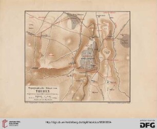 Topographische Skizze von Theben