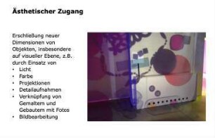 Medienbildung - Formen und Vorgehensweisen
