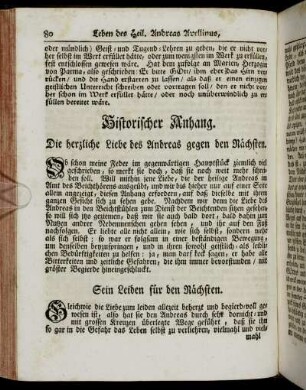 Historischer Anhang.