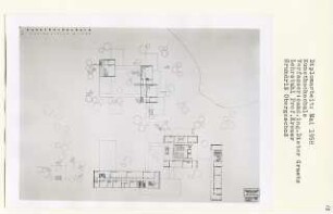 Kunsthochschule, Berlin-Grunewald (Diplomarbeit bei Willy Kreuer): Grundriss Obergeschoss 1:200
