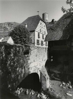 Alte Brücke in Keysersberg, Elsaß