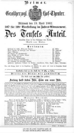 Des Teufels Anteil