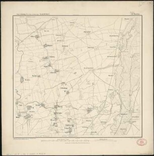 Meßtischblatt 320 : Meuchen, 1873 : Meuchen. - Aufn. 1852, hrsg. 1873. - 1:25000. - [Berlin]: Reichsamt für Landesaufnahme, 1873. - 1 Kt.