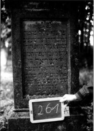 Grabstein 261 [Nir S. 150 Nr. 15.01]: Grabstein 261A [Nir S. 150 Nr. 15.01]