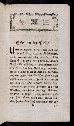 9-11, Gebet vor der Predigt.