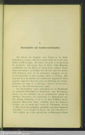 I. Viertelsmeister und Kommunrepräsentanten