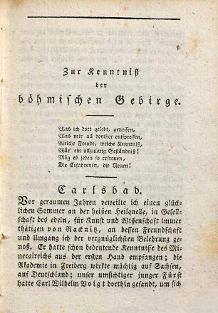 Goethe's Werke : Unter des durchlauchtigsten deutschen Bundes schützenden Privilegien, 51 = Goethe's nachgelassene Werke ; Bd. 11. [Mineralogie, Geologie, Meteorologie]