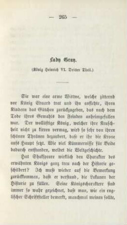 Lady Gray. (König Heinrich VI. Dritter Theil.)