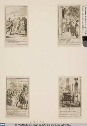 Unten links: Hommes qui délestés les femmes.
