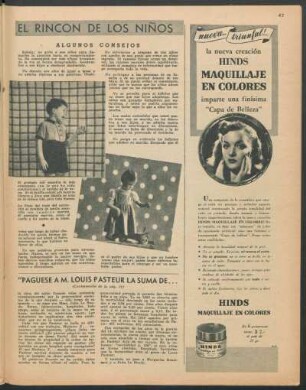 El rincón de los niños : Algunos consejos