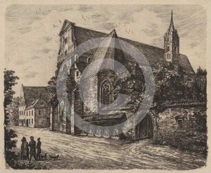Ansicht der Bernhardinkirche in der Breslauer Neustadt