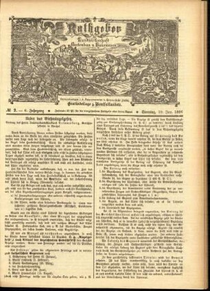 Ausgabe vom Sonntag, den 19. Januar 1896.