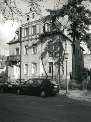 Dresden-Trachau, Wilder-Mann-Straße 52. Villa. Straßenansicht