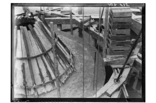 Brückenbau : Thailand, Detail einer Brückenbaustelle, 1908/1909