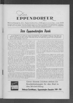 Der Eppendorfer Park